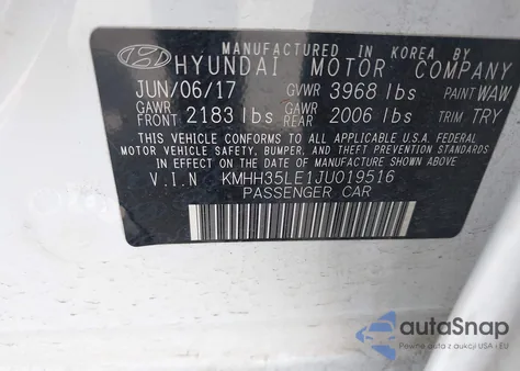 2018 Hyundai Elantra Gt из США, поврежденный, VIN KMHH35LE1JU019516